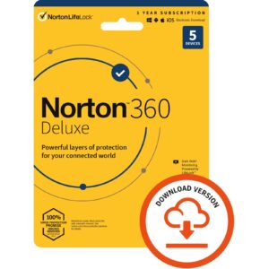 Norton 360 Deluxe 2022, Antivirus Software for 5 Devices, 1-year Subscription, Includes Secure VPN, Password Manager and 50GB of Cloud Storage, PC/Mac/iOS/Android, Activation Code by email - ESD - Image 3