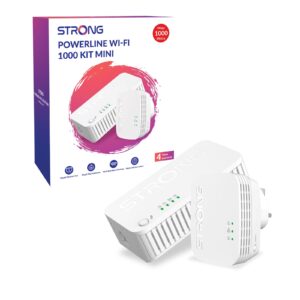 Strong POWERWF1000DUOMINIUK AV1000 Mini WI-FI Powerline Kit (2 Pack) - Image 3