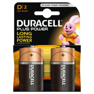 Duracell Plus Power Alkaline, Long Expiry, Pack of 2 D Batteries - Image 3