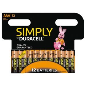 Duracell Simply Alkaline Pack of 12 AAA Batteries - Image 3