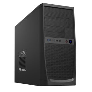 CiT Elite Micro Tower 1 x USB 3.0 / 1 x USB 2.0 Black Case with 500W PSU - Image 3