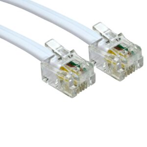 RJ11 (M) to RJ11 (M) 3m White OEM Cable - Image 3