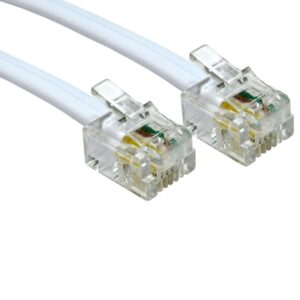 RJ11 (M) to RJ11 (M) 3m White OEM Cable - Image 2