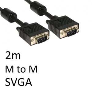 SVGA (M) to SVGA (M) 2m Black OEM Display Cable - Image 3