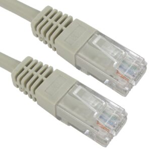 RJ45 (M) to RJ45 (M) CAT5e 10m Grey OEM Moulded Boot Copper UTP Network Cable - Image 3