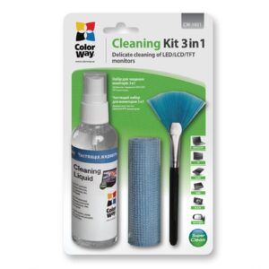 Colorway Multipurpose 3 in 1 Cleaner Set with Microfiber Cloth for Screen and Monitor - Image 3