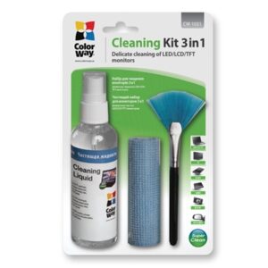 Colorway Multipurpose 3 in 1 Cleaner Set with Microfiber Cloth for Screen and Monitor - Image 2