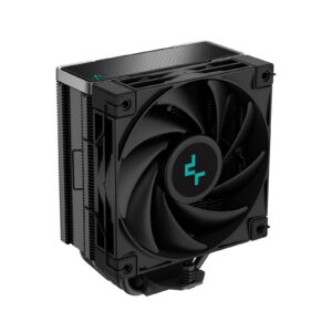 DeepCool AK400 Zero Dark Fan CPU Cooler, Universal Socket, High Performance 120mm Silent Hydro Bearing PWM Black Fan, 1850RPM, 4 Heat Pipes, Unique Matrix Fin Design, All Black, Intel LGA 1700 Bracket Included - Image 3