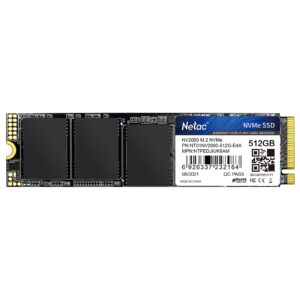 NETAC NV2000 (NT01NV2000-512-E4X) 512GB NVMe SSD, M.2 Interface, PCIe Gen3, 2280, Read 2500MB/s, Write 1900MB/s, 5 Year Warranty - Image 3