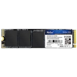 NETAC NV2000 (NT01NV2000-512-E4X) 512GB NVMe SSD, M.2 Interface, PCIe Gen3, 2280, Read 2500MB/s, Write 1900MB/s, 5 Year Warranty - Image 2