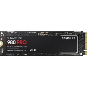 Samsung 980 PRO 2TB (MZ-V8P2T0BW) NVMe SSD, M.2 Interface, PCIe Gen4, 2280, Read 7000MB/s, Write 6000MB/s, 5 Year Warranty - Image 2