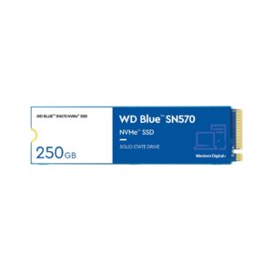 WD Blue SN570 (WDS250G3B0C) 250GB NVMe SSD, M.2 Interface, PCIe Gen3, 2280, Read 3300MB/s, Write 1200MB/s, 5 Year Warranty - Image 3