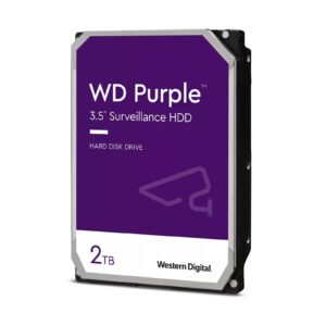 WD Purple WD23PURZ 2TB 3.5" 5400RPM 64MB Cache SATA III Surveillance Internal Hard Drive - Image 3