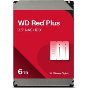 WD Red Plus WD60EFPX 6TB 3.5" 256MB Cache SATA III NAS Internal Hard Drive - Image 3