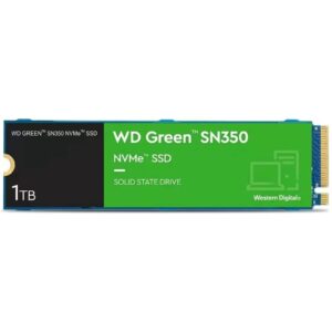 WD Green SN350 (WDS100T3G0C) 1TB NVMe SSD, M.2 Interface, PCIe Gen3, 2280, Read 3200MB/s, Write 2500MB/s, 3 Year Warranty - Image 3