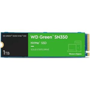 WD Green SN350 (WDS100T3G0C) 1TB NVMe SSD, M.2 Interface, PCIe Gen3, 2280, Read 3200MB/s, Write 2500MB/s, 3 Year Warranty - Image 2