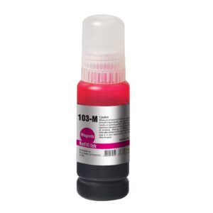 InkLab 103 Epson Compatible EcoTank Magenta ink bottle - Image 3