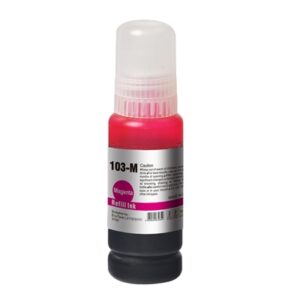 InkLab 103 Epson Compatible EcoTank Magenta ink bottle - Image 2