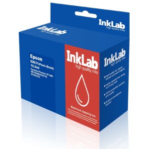 InkLab 2631 Epson Compatible Photo Black Replacement Ink - Image 3