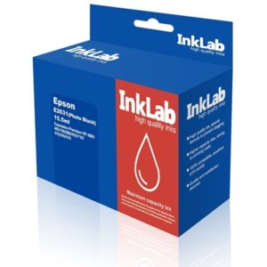 InkLab 2631 Epson Compatible Photo Black Replacement Ink - Image 2