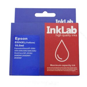 InkLab 604 Epson Compatible Yellow Replacement Ink - Image 3