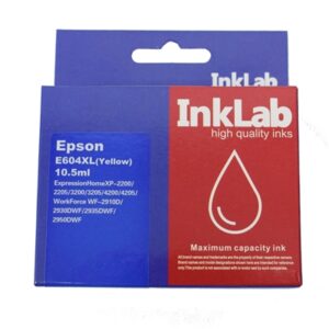 InkLab 604 Epson Compatible Yellow Replacement Ink - Image 2