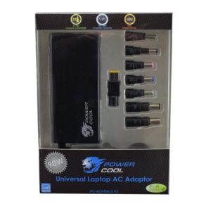 PowerCool PC-ACU90H-S V3 90W 8-Tip Universal Laptop Charger - Image 3