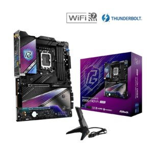 ASRock Z890 NOVA WIFI PHANTOM GAMING Intel 1851 Socket Motherboard, ATX, 4x DDR5 Slots, 6x M.2 Sockets, 3x USB-C Port, Fitted I/O Shield, 2.5GbE LAN, Wi-Fi 7, 1x HDMI Port / 2x USB-C (USB4) - Image 3