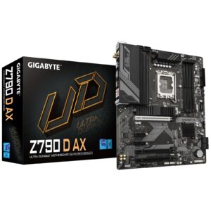 Gigabyte Z790 D AX Ultra Durable Intel 1700 Socket Motherboard, ATX, 4x DDR5 Slots, 3x M.2 Sockets, 2x USB-C Port, 2.5GbE LAN, Wi-Fi 6E, 1x DisplayPort / 1x HDMI Port - Image 3