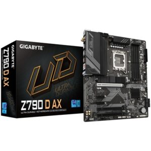 Gigabyte Z790 D AX Ultra Durable Intel 1700 Socket Motherboard, ATX, 4x DDR5 Slots, 3x M.2 Sockets, 2x USB-C Port, 2.5GbE LAN, Wi-Fi 6E, 1x DisplayPort / 1x HDMI Port - Image 2