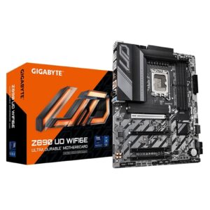 Gigabyte Z890 UD WIFI6E Ultra Durable Intel 1851 Socket Motherboard, ATX, 4x DDR5 Slots, 3x M.2 Sockets, 2x USB-C Port, 2.5GbE LAN, 1x DisplayPort / 1x USB-C (USB4) - Image 3