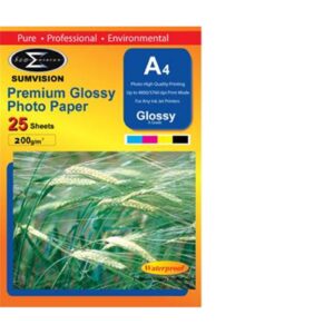 Sumvision A4 200gsm (25 pack) Glossy Photo Paper - Image 3