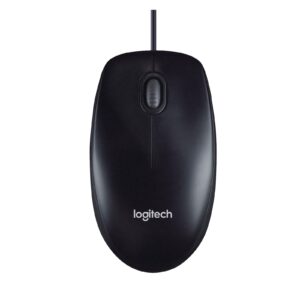 Logitech M90 Wired USB Mouse, 3-Buttons, 1000dpi and Optical Tracking, Ambidextrous Design for PC, Mac and Laptop, Black - Image 3