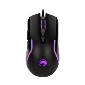 Marvo Scorpion M292-BK Gaming Mouse, USB, 7 LED Colours, Adjustable up to 8000 DPI, Ergonomic Design, Gaming Grade Optical Sensor with 7 Programmable Buttons, Matte Black - Image 2