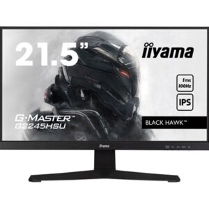 iiyama G-MASTER G2245HSU-B1 22 inch IPS Monitor, Full HD, 1ms, HDMI, DisplayPort, USB Hub, Freesync, 100Hz, Speakers, Black, Internal PSU, VESA - Image 2