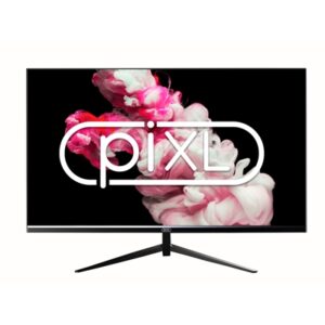 piXL PX27IVH 27 Inch Frameless Monitor, Widescreen IPS LED Panel, True -to-Life Colours, Full HD 1920x1080, 5ms Response Time, 75Hz Refresh, HDMI, VGA, Black Finish, 3 Year Warranty - Image 2