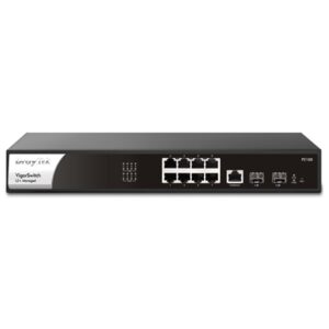 DrayTek VSP2100-K VigorSwitch P2100 8 Port Gigabit POE Layer 2+ Managed Switch with 2 SFP Uplink Ports - Image 2