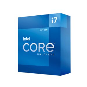 Intel 12th Gen Core i7-12700K 12 Core Desktop Processor 20 Threads, 3.6GHz up to 5.0GHz Turbo, Alder Lake Socket LGA1700, 25MB Cache, 125W, Maximum Turbo Power 190W Overclockable CPU, No Cooler - Image 3