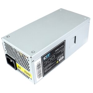 CIT 300W TFX-300W Silver Coating Power Supply, Low Noise 8cm Fan with intelligent fan speed control, Support standard TFX form factor - Image 2