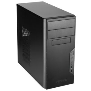 Intel i3, Quad Core 8 Threads 3.70GHz (4.40GHz Boost) 16GB DDR4 RAM, 480GB SSD, - Stylish Black Antec Case - Pre-Built System - Image 2