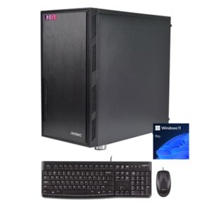 LOGIX 12th Gen Intel Core i5 4.40GHz 16GB RAM, 500GB SSD Wired/ Wireless Family Desktop PC with Windows 11 PRO & Keyboard & Mouse - Image 2