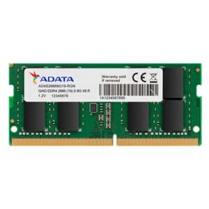 Adata Premier AD4S26668G19-SGN 8GB SODIMM System Memory DDR4, 2666MHz, 1 x 8GB - Image 2