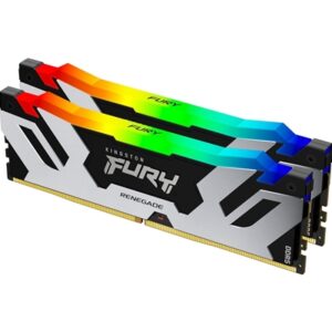 Kingston Fury Renegade Silver RGB KF564C32RSAK2-32 32GB (16GB x2) DDR5 6400MT/s Non ECC DIMM - Image 2