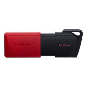 Kingston DataTraveler ExodiaM DTXM/128GB USB Flash Drive, 128GB, USB 3.2, Red / Black, Moving Cap Design - Image 3