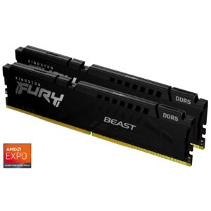 Kingston FURY Beast KF552C36BBEK2-32 32GB (2x16GB) System Memory, 5200MT/s, DDR5,CL36, DIMM, Black, AMD EXPO Certified - Image 3