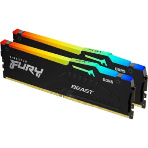 Kingston FURY Beast KF560C36BBE2AK2-32 RGB 32GB (2x16GB) System Memory, DDR5, 6000MHz, Black, 288 Pin, 1.35v, CL36, AMD EXPO Certified - Image 3