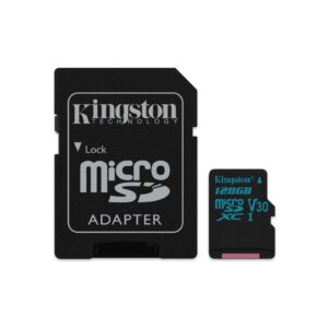 Kingston Canvas Select 128GB Micro SD UHS-I Flash Card with Adapter - Image 3