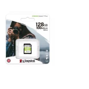 Kingston Canvas Select Plus  V30 128GB SD Class 10 UHS-I U3 Flash Card - Image 3