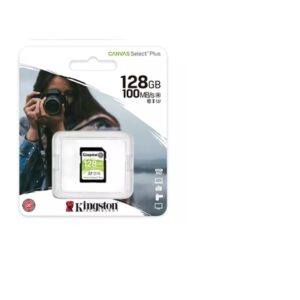 Kingston Canvas Select Plus  V30 128GB SD Class 10 UHS-I U3 Flash Card - Image 2