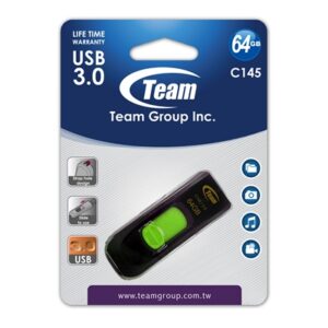 Team C145 64GB USB 3.0 Green USB Flash Drive - Image 2